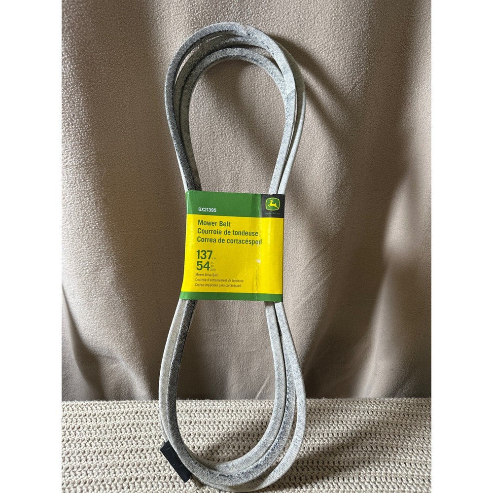 John Deere GX21395 Mower Drive Belt 54 Inch 137cm Genuine OEM Replacement